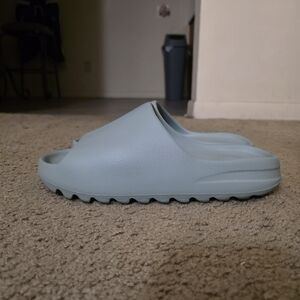 Light Blue Slide Sandals